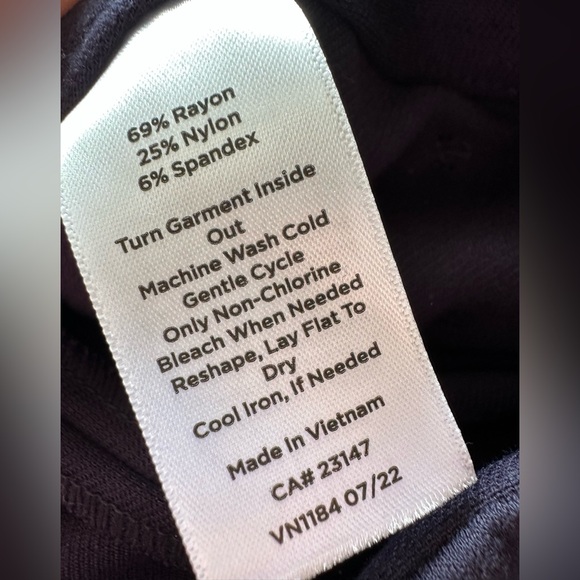 NWT TALBOTS SIZE 12 KNIT WIDE LEG PANTS navy blue career - Picture 5 of 6